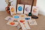 Load image into Gallery viewer, Arabic solar system space cards kids children
